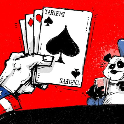 The US is still playing the tariff card by maintaining extra import taxes on various Chinese goods, but industry insiders say these have become purely political, with little economic significance. Illustration: Henry Wong