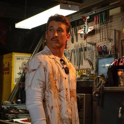 Are moustaches making a comeback? Miles Teller in a still from Top Gun: Maverick. Photo: Paramount Films