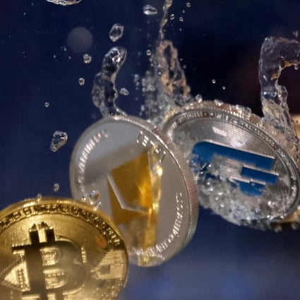 Major cryptocurrencies, including bitcoin, ethereum and dash, have plunged in value since a market crash in May. Photo: Reuters