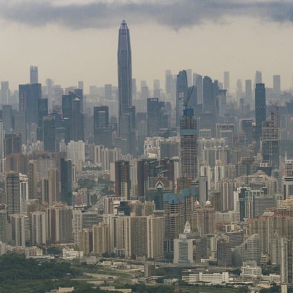 Shenzhen and the Hong Kong border in the Greater Bay region, pictured on June 21, 2022. Photo: SCMP / Martin Chan