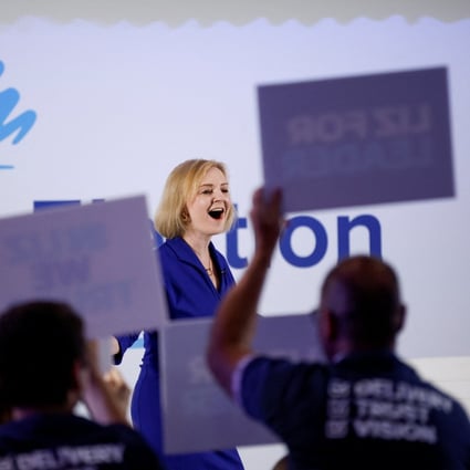 Liz Truss speaks at a hustings event, part of the Conservative party leadership campaign, in Norwich, Britain, August 25, 2022. Analysts expect Truss may closely follow Washington’s China strategy Photo: Reuters
