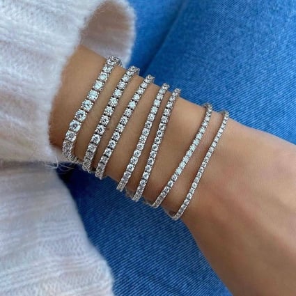 What is a tennis bracelet? The diamond jewellery item that was made famous at the 1987 US Open by Chris Evert is trending again. Photo: Instagram