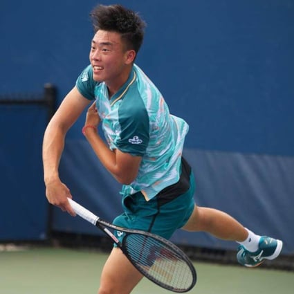 Coleman Wong has secured his place in the quarter-finals of the US Open junior singles. Photo: ArcK Images