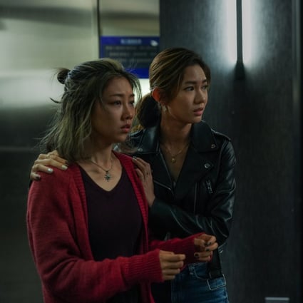 Cherry Ngan Cheuk-ling (left) and Ng Wing-sze in a still from The Chink, one of the short films in the omnibus feature Tales from the Occult (category IIB, Cantonese), directed by Wesley Hoi Ip-sang, Fruit Chan Gor and Fung Chih-chiang. Jerry Lamb Hiu-fung co-stars.