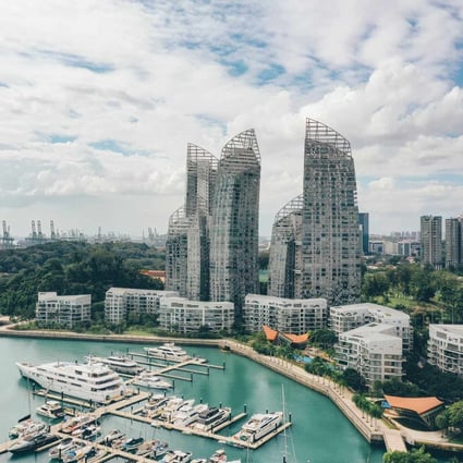 Modern and luxury homes in Singapore, at the Keppel Bay Yacht Marina area. The rich in Singapore and Australia are leading the trend, with about 60 per cent of them planning to increase their allocations to private markets. Photo: Getty Images