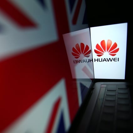 Britain eventually did not use Huawei in its 5G telecoms networks, after it was initially greenlit by former prime minister Boris Johnson in 2020. Photo: Bloomberg
