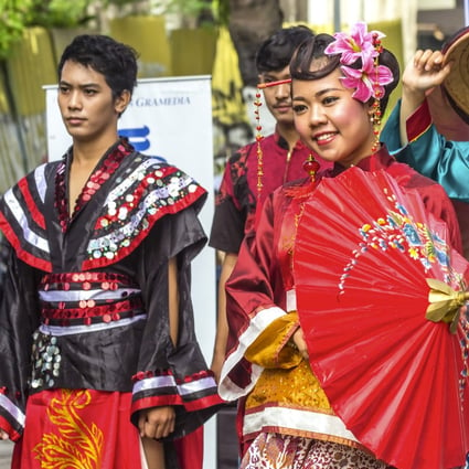 Students from Yogyakarta State University put on a fashion show in Yogyakarta, Indonesia. Photo: Handout