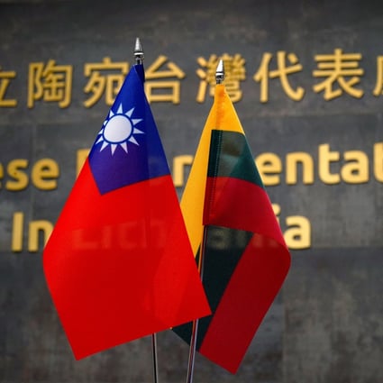 The opening of the Taiwanese Representative Office in   Lithuania angered China. Photo: Reuters