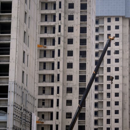 Residential buildings under construction in Shanghai. Photo: Reuters