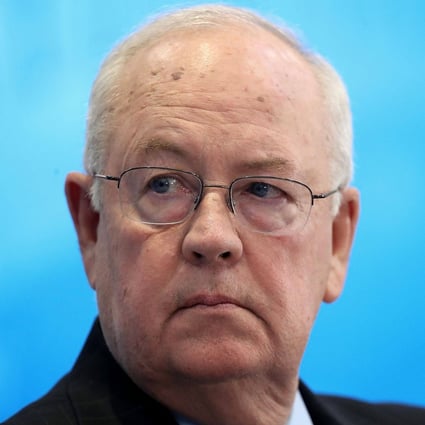Former US independent counsel Ken Starr answers questions during a discussion held at the American Enterprise Institute in Washington in September 2018. Photo: AFP
