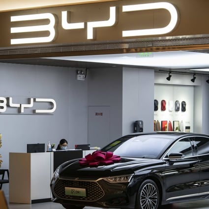 BYD dethroned Tesla as the world’s largest EV maker by selling some 641,000 pure-electric and plug-in hybrid cars in the first six months of this year. Photo: Bloomberg