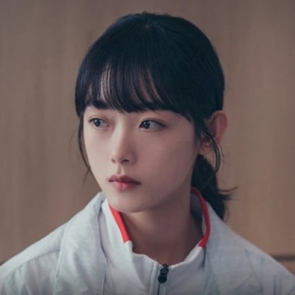 Lee Yoo-mi in a still from Mental Coach Jegal. She plays a short-track speed skater whose career has stalled, and Jung Woo the mental coach hired to resurrect it.
