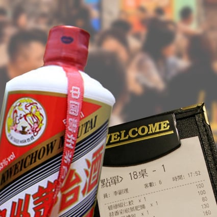 A Chinese police officer is under investigation for not paying an expensive restaurant tab. Photo: SCMP composite