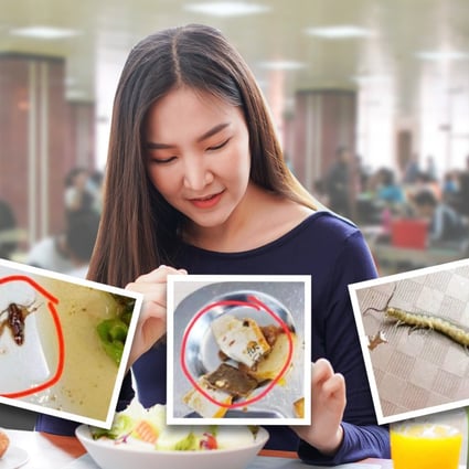 The university is yet to respond to the shocking revelations, even as food safety remains a serious concern on campuses in China. Photo: SCMP composite