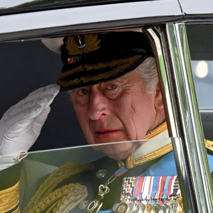 Britain’s King Charles on the day of the state funeral of his mother Queen Elizabeth. Photo: Reuters