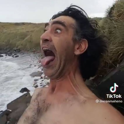 Darren Maheno seen in a screengrab from the last video he posted to TikTok over a year ago. Photo: TikTok/@darrenmaheno