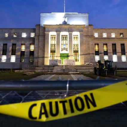 The US Federal Reserve in Washington on Wednesday. The central bank has announced a third consecutive interest rate increase. Photo: EPA-EFE