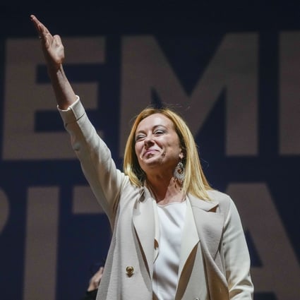 Giorgia Meloni’s eurosceptic Brothers of Italy was leading the last polls published two weeks before election day Sunday. Photo: AP