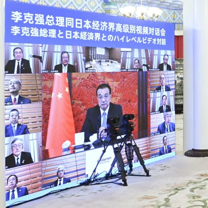 Premier Li Keqiang told Japanese business community representatives during an online meeting on Thursday that China will deepen its reform and opening up to attract more foreign investment. Photo: Xinhua