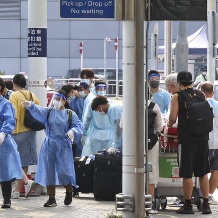 Passengers arriving at Hong Kong airport and being taken to designated quarantine hotels will soon be a thing of the past. Photo: K. Y. Cheng