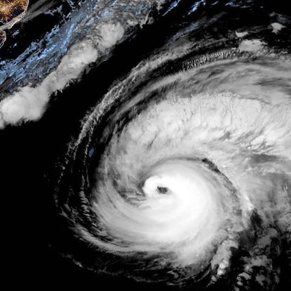 A satellite image shows Hurricane Fiona on Friday. Image: NOAA/GOES via AFP