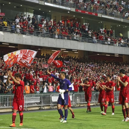 The Hong Kong versus Myanmar, international friendly on Saturday . Photo: Dickson Lee