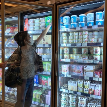 The frozen food section of a supermarket in Hong Kong. Photo: Nora Tam