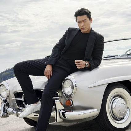 Hyun Bin recently joined the Omega family, and wears the Omega Speedmaster ‘57 in a 40.5mm stainless steel model with a black dial. Photos: Omega