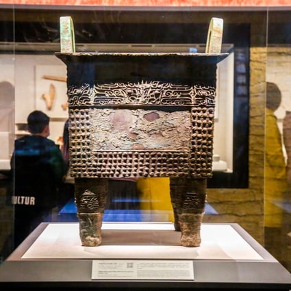 Shang Dynasty artefacts on display in a Zhengzhou museum. Photo: Getty Images