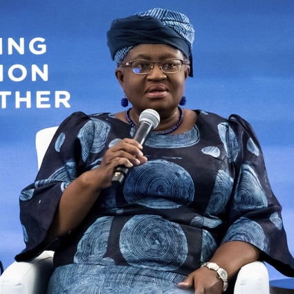 WTO director general Ngozi Okonjo-Iweala called prospects for trade “dim amid growing signs of a global economic downturn”, pointing to “simultaneous exogenous shocks” in much of the world. Photo: AP