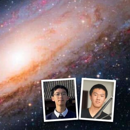 Two Chinese teens have surprised everyone by winning a major prize for astrophotography at the UK’s Royal Observatory. (Above inset left: Zhou Zezhen, right: Yang Hanwen) Photo: SCMP composite