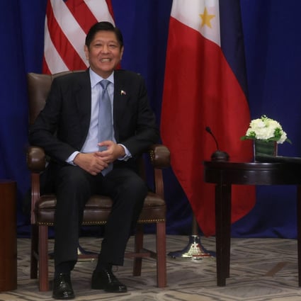 Philippine President Ferdinand Marcos Jnr shares a smile with US President Joe Biden at a bilateral meeting in New York on September 22. Photo: Reuters