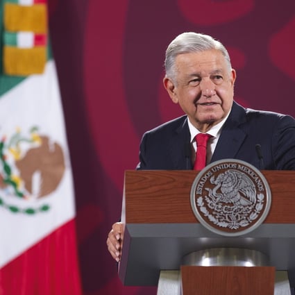 Mexico’s President Andrés Manuel López Obrador is considering a military-run state-owned airline. Photo: EPA-EFE