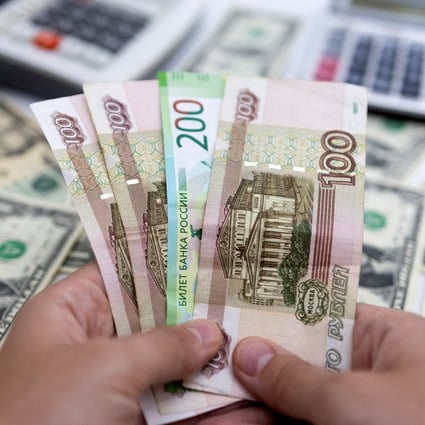 Trading of the yuan-rouble pair has surged as Russia struggles under the weight of Western sanctions. Photo: Reuters