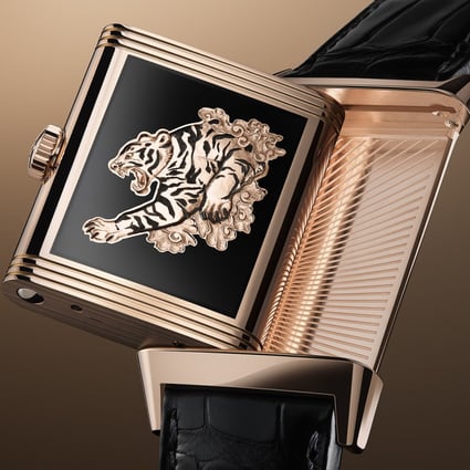 Jaeger-LeCoultre’s 2022 Reverso Tribute Enamel “Tiger” salutes a unique tradition in dials that can be flipped to protect them from harm, while exposing a fresh surface ripe for ornamentation. Photo: Jaeger-LeCoultre