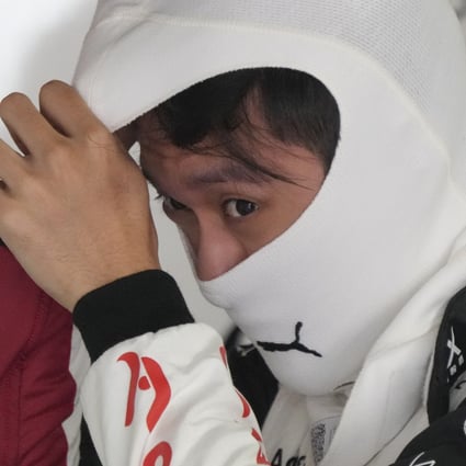 Alfa Romeo driver Zhou Guanyu of China prepares for the third practice session at the Japanese Formula One Grand Prix. Photo: AP