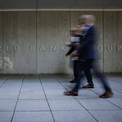The World Bank Group headquarters in Washington on September 27. Despite today’s “polycrisis” – looming global recession, a strong dollar buffeting many economies, rising energy prices, the ongoing pandemic, and accelerating climate change – World Bank lending has not even kept up with growth since 2017. Photo: Bloomberg