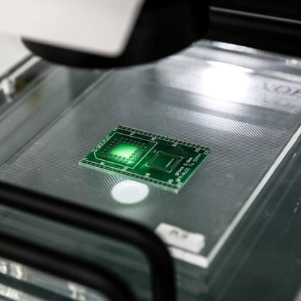 The US has imposed restrictions in a bid to slow China’s chip-making abilities. Photo: Bloomberg
