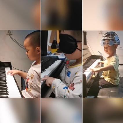 A Chinese autistic boy became an internet sensation over the weekend for his piano playing skills. Photo: SCMP composite