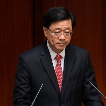 Chief Executive John Lee delivered his first policy address on Wednesday. Photo: Sam Tsang