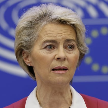 European Commission President Ursula von der Leyen during a Tuesday press conference on new measures to tackle high energy prices. Photo: AP