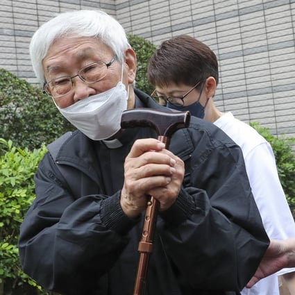 Cardinal Joseph Zen heads to an appearance in court earlier this year. Photo: Sam Tsang