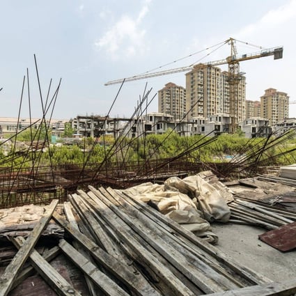 Residential buildings under construction at Tahoe Group Co’s Cathay Courtyard development in Shanghai on July 27. Prospects for Tier 1 cities have improved, while lower tier cities continue to struggle. Photo: Bloomberg