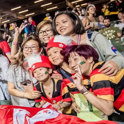 Fun times at the 2019 Hong Kong Rugby Sevens. The event will return to the city soon. Photo: Ike Images