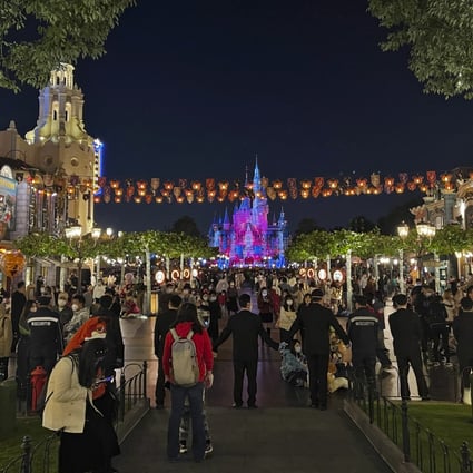 This week, Shanghai Disney Resort was closed for the second time this year after October’s closure of Universal Beijing Resort. Photo: MiaoMiao via AP