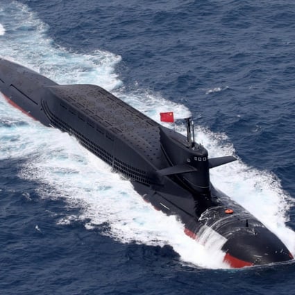 Chinese Type 094A strategic nuclear-powered ballistic missile submarines like the one pictured here are part of the People’s Liberation Army’s enhanced military capabilities. Image: Weibo