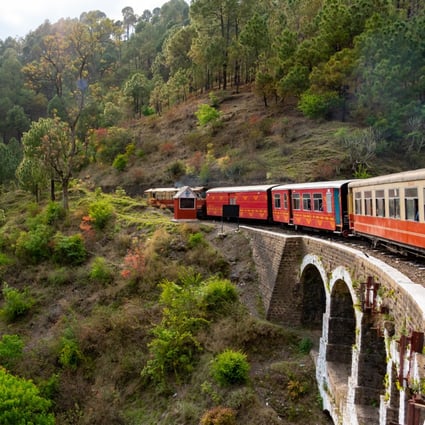 A man’s body was discovered in a toilet on a train in India (not the train pictured). Photo: Shutterstock