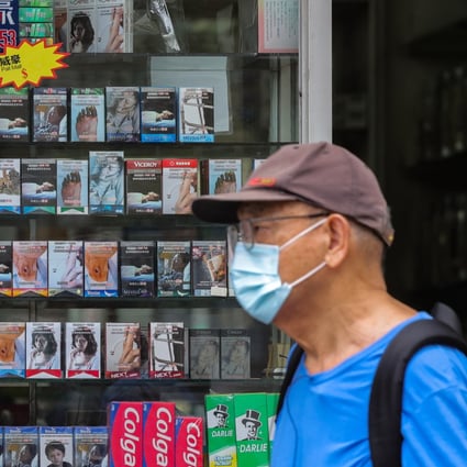 Government advisers propose banning residents born in 2009 or after from buying cigarettes by 2027. Photo: Jelly Tse
