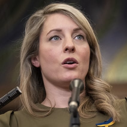 Canadian Foreign Affairs Minister Melanie Joly responds to questions at the House of Commons in Ottawa in March. Photo: The Canadian Press via AP