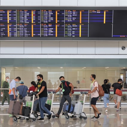 Hong Kong will allow inbound travellers issued amber health codes to visit venues offering mask-on activities from next Thursday. Photo: Jelly Tse
